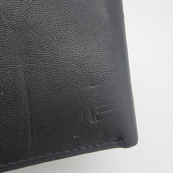 Vintage Genuine Leather Wallet Black Multi Compartment Coin Cards Change India - Picture 8 of 10